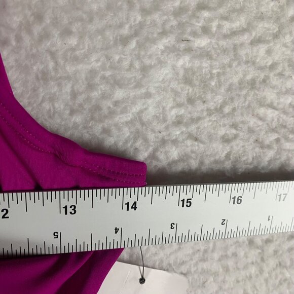 Ralph Lauren Women's Beach Club Twist Front One Piece‎ Pink Swimsuit Size 8 9384 - Picture 3 of 9